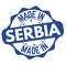 Made in Serbia sign or stamp