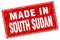 made in South Sudan stamp