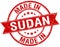 made in Sudan stamp