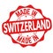 Made in Switzerland sign or stamp