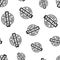 Made in Taiwan stamp seamless pattern background. Business flat