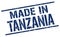 made in Tanzania stamp