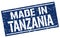 made in Tanzania stamp