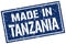 made in Tanzania stamp