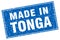 made in Tonga stamp