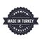 Made in Turkey, vintage badge