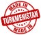 made in Turkmenistan stamp