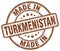 made in Turkmenistan stamp