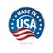 Made in USA label logo stamp certified