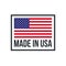 Made in USA premium quality American flag icon