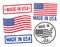 Made in USA stamps