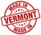 made in Vermont red grunge stamp