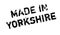 Made In Yorkshire rubber stamp