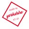 Made In Yorkshire rubber stamp