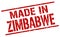 made in Zimbabwe stamp