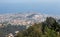 Madeira funchal mountain landscape spectacular view blue sea outdoor traveling concept