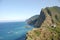 Madeira - rocks, blue sky and atlantic ocean