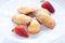 Madeleine small traditional French desserts