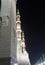 Madina at night, enlightened mosque beautiful contrast