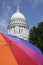 Madison Wisconson Capital Dome Behind Carnaval Tent