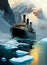 Madness at the Poles: A Glacial Ravine, an Ice Breaker Ship, and a Deep Floating Capitan