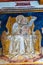 Madonna Child Saints Gregory Fresco San Gimignano Tuscany Italy