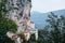 Madonna della Corona sanctuary in Ferrara di Monte Baldo, Italy