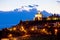 Madonna di Lourdes sanctuary in Verona evening view