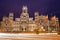 Madrid - Communications Palace from Plaza de Cibeles