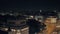 Madrid night view with Cibeles Square and Cybele Palace, Spain