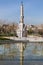 Madrid Rio Vista Park, pipes and power obelisk