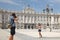 Madrid - Royal Palace tourists