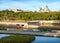 Madrid Skyline with the Segovia Bridge