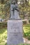 Madrid, Spain - August 8, 2018 view of the Statue of Sor Juana Ines de la Cruz, Parque Oeste