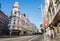 MADRID, SPAIN - Nov.8, 2015: View Gran Via - one of the main streets on November 8, 2015 in Madrid, Spain