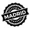 Madrid stamp rubber grunge