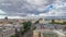 Madrid timelapse, Beautiful Panorama Aerial View of Madrid Post Palacio comunicaciones, Plaza de Cibeles, Prueba, Banco