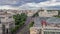 Madrid timelapse panorama aerial view of Madrid Post Palacio comunicaciones, Spain