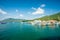 Mae Haad Pier, Koh Tao Island, Thailand - january 23, 2019 : Tourist boats and fishing boats are arriving pier in Koh Tao Island,