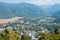 Mae Hong Son Town view from Wat Phrathat Doi Kongmu in Mae Hong Son, Thailand