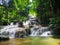 Mae Kae waterfall, limestone waterfall at Lampang