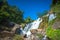 Mae Klang waterfall in doi-inthanon Chiangmai , Thailand One of the famous waterfalls