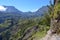 Mafate volcanic caldera in the island of RÃ©union