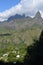 Mafate volcanic caldera in the island of RÃ©union