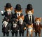 Mafia Cats with Hats and Suits, Generative AI Illustration