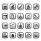 Mafia, Gangster and organized criminality activity icons