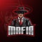 Mafia logo mascot gaming design