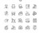 Mafia Well-crafted Pixel Perfect Vector Thin Line Icons 30 2x Grid for Web Graphics and Apps.