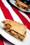Mage of 2 pcs of apple pie on the American flag