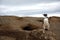 Magellan penguins on an island